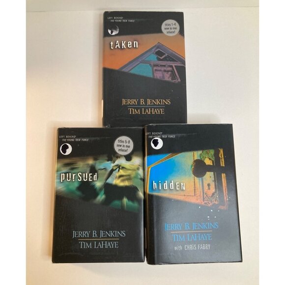 Left Behind The Young Trib Force Books 1,2,3 Taken Pursued Hidden HC - Picture 1 of 7